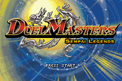 Duel Masters - Sempai Legends Title Screen
